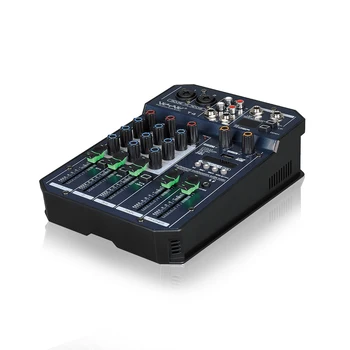 T4/T6 Channel Mini Sound Audio Mixing Console Mono+1 Stereo Output PC USB 16 DSP Musical Effects Audio Mixer With BT Soundcard
T4/T6 Channel Mini Sound Audio Mixing Console Mono+1 Stereo Output PC USB 16 DSP Musical Effects Audio Mixer With BT Soundcard