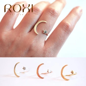ROXI Moon Symmetrical Star Open Rings for Women Anillos 925 Sterling Silver Jewelry Bague Bijoux Femme Moon Open Silver Ring
ROXI Moon Symmetrical Star Open Rings for Women Anillos 925 Sterling Silver Jewelry Bague Bijoux Femme Moon Open Silver Ring