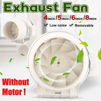 ABS Duct Exhaust Fan Booster Exhaust Ventilator Ventilation Vent Air 4/5/6/8'' for Wall Bathroom Toilet Kitchen Without Motor
ABS Duct Exhaust Fan Booster Exhaust Ventilator Ventilation Vent Air 4/5/6/8'' for Wall Bathroom Toilet Kitchen Without Motor