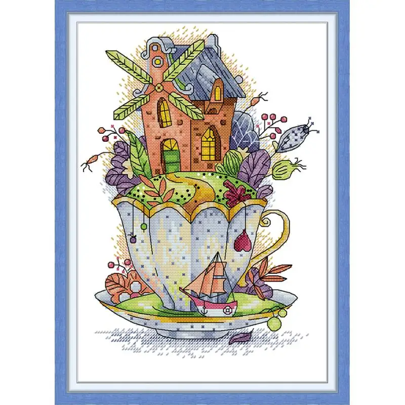 Joy Sunday Stamped Cross Stitch Kits Fantasy Patterns 14CT 11CT Counted Printed Fabric Handmade Craft Embroidery Needlework Sets
Joy Sunday Stamped Cross Stitch Kits Fantasy Patterns 14CT 11CT Counted Printed Fabric Handmade Craft Embroidery Needlework Sets