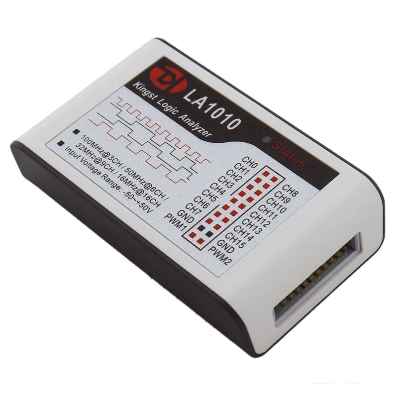 La1010 Usb Logic Analyzer 16 Input Channels 100mhz With The Pc Software Handheld Instrument
La1010 Usb Logic Analyzer 16 Input Channels 100mhz With The Pc Software Handheld Instrument