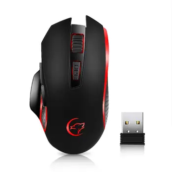 Gaming Mouse Rechargeable Wireless Adjustable 2400DPI Optical Computer Mice 2.4GHz USB Receiver PC Laptop Desktop
Gaming Mouse Rechargeable Wireless Adjustable 2400DPI Optical Computer Mice 2.4GHz USB Receiver PC Laptop Desktop