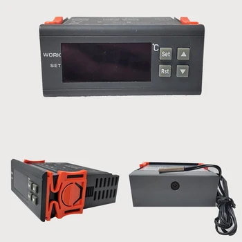 WK7016C1 110-220V Temperature Humidity Controller Thermostat Sensor NTC Sensor Black
WK7016C1 110-220V Temperature Humidity Controller Thermostat Sensor NTC Sensor Black