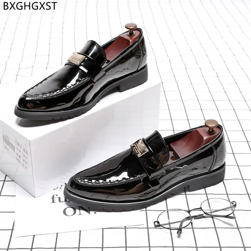 Patent Leather Leather Shoes Men Formal Fashion Party Shoes for Men 2023 Loafers Business Shoes Men Chaussure Zapatos De Hombre
Patent Leather Leather Shoes Men Formal Fashion Party Shoes for Men 2023 Loafers Business Shoes Men Chaussure Zapatos De Hombre