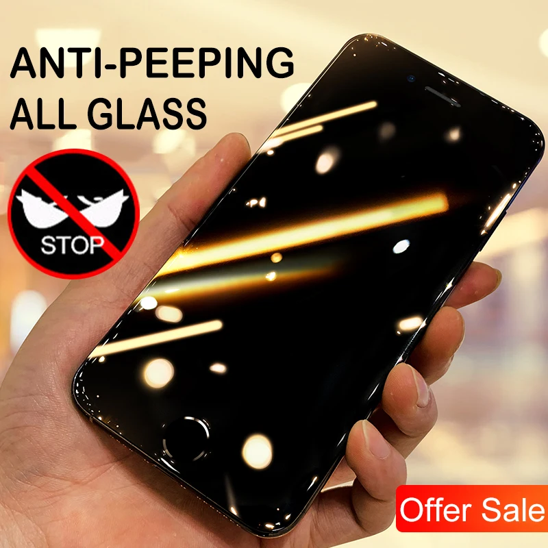 Anti Spy Tempered Glass on the For iPhone 7 8 6S 6 Plus 5 5S SE Screen Protector Film For iPhone 8 X XR XS Max Protective Glass
Anti Spy Tempered Glass on the For iPhone 7 8 6S 6 Plus 5 5S SE Screen Protector Film For iPhone 8 X XR XS Max Protective Glass