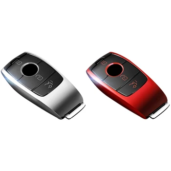 2 Pcs Car Key Case Tpu All Inclusive Three Button Key Protector Cover for Mercedes Benz E Class-Red & Silver
2 Pcs Car Key Case Tpu All Inclusive Three Button Key Protector Cover for Mercedes Benz E Class-Red & Silver