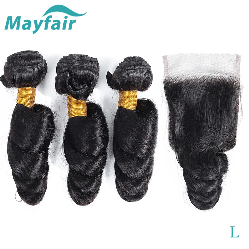 Mayfair Loose Wave Bundles with Closure L Non-Remy Human Hair Bundles with Closure Brazilian Hair Weave 3 Bundles with Closure
Mayfair Loose Wave Bundles with Closure L Non-Remy Human Hair Bundles with Closure Brazilian Hair Weave 3 Bundles with Closure