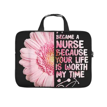 Pink Flower Nurse Laptop Bag Fashion Full Printed Laptop Protective Case Cover Anti-Scratch Neoprene Tablet Case for Girls Boys 
Pink Flower Nurse Laptop Bag Fashion Full Printed Laptop Protective Case Cover Anti-Scratch Neoprene Tablet Case for Girls Boys