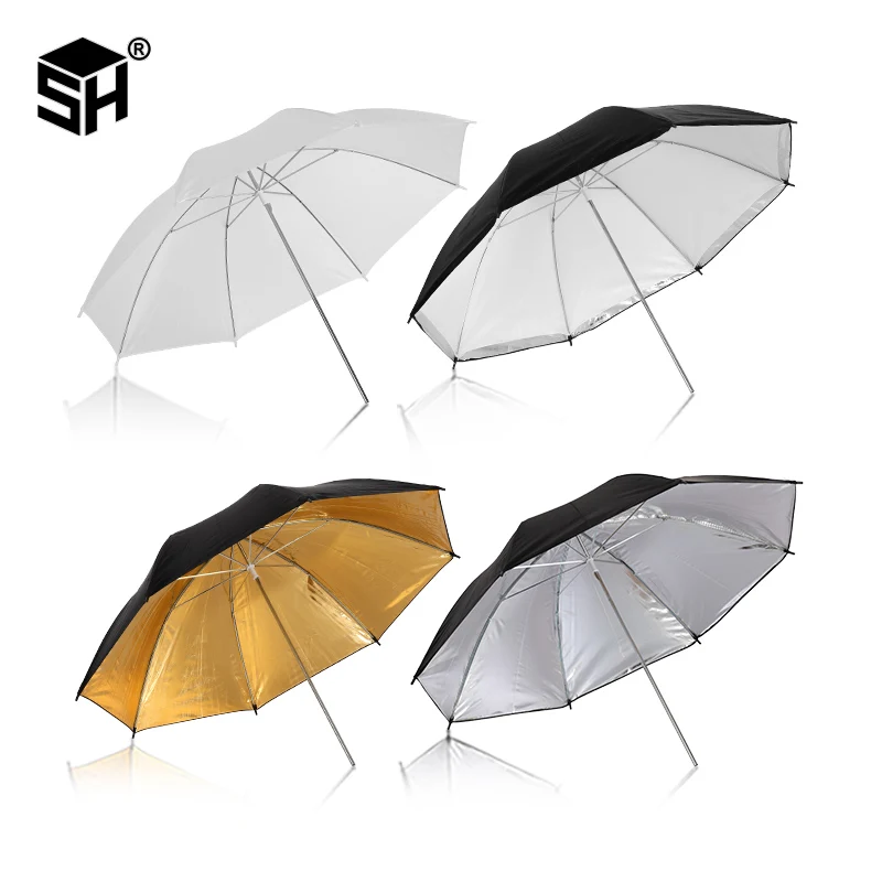 4 Pack 33"/84cm White Translucent Soft Umbrella for Photo and Video Studio Shooting
4 Pack 33"/84cm White Translucent Soft Umbrella for Photo and Video Studio Shooting