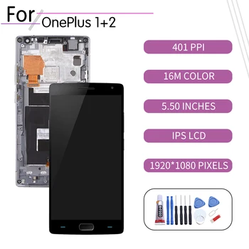 ORIGINAL For OnePlus 2 LCD Touch Screen Digitizer Assembly For Oneplus 2 Display with Frame Replacement 1+2 A2001 A2003 A2005
ORIGINAL For OnePlus 2 LCD Touch Screen Digitizer Assembly For Oneplus 2 Display with Frame Replacement 1+2 A2001 A2003 A2005