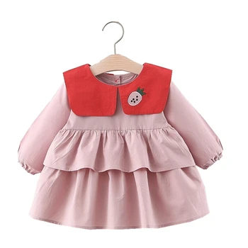 Infant Clothing For Baby Girl Multi-layer Dress Toddler Pineapple Embroidered Princess Dress Lovely Newborn Casual Kids Dresses
Infant Clothing For Baby Girl Multi-layer Dress Toddler Pineapple Embroidered Princess Dress Lovely Newborn Casual Kids Dresses