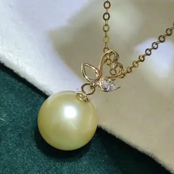 2 Color Genuine 18K White Yellow Gold Pendant Settings Base Mountings Findings for Oyster Akoya Edison Pearls Agate, Coral, Jade
2 Color Genuine 18K White Yellow Gold Pendant Settings Base Mountings Findings for Oyster Akoya Edison Pearls Agate, Coral, Jade
