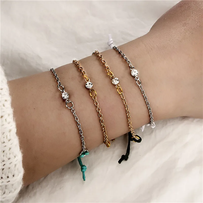 Docona Elegant New Arrival 4pcs/sets Bracelets Colorful Chain Super Shinning Crystal Stone Bangles Jewelry For Women Female 3701
Docona Elegant New Arrival 4pcs/sets Bracelets Colorful Chain Super Shinning Crystal Stone Bangles Jewelry For Women Female 3701