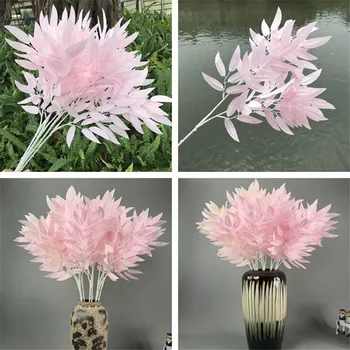 10Pcs Fake Long Stem Willow (2 stems/piece) 27.56"Length Simulation Salix Leaf for Wedding Home Decorative Artificial Plants
10Pcs Fake Long Stem Willow (2 stems/piece) 27.56"Length Simulation Salix Leaf for Wedding Home Decorative Artificial Plants