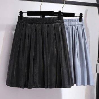 Extra large size women's fat mm retro bright silk pleats 2020 summer new cover belly was thin and loose wild A word skirt
Extra large size women's fat mm retro bright silk pleats 2020 summer new cover belly was thin and loose wild A word skirt