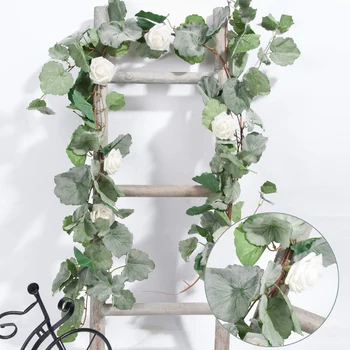 2 Pack Artificial Hanging Leaves Vines 5.6 Feet Fake Begonia Leaves Plant Leaves Garland for Indoor Outdoor Wedding Decor Greene
2 Pack Artificial Hanging Leaves Vines 5.6 Feet Fake Begonia Leaves Plant Leaves Garland for Indoor Outdoor Wedding Decor Greene