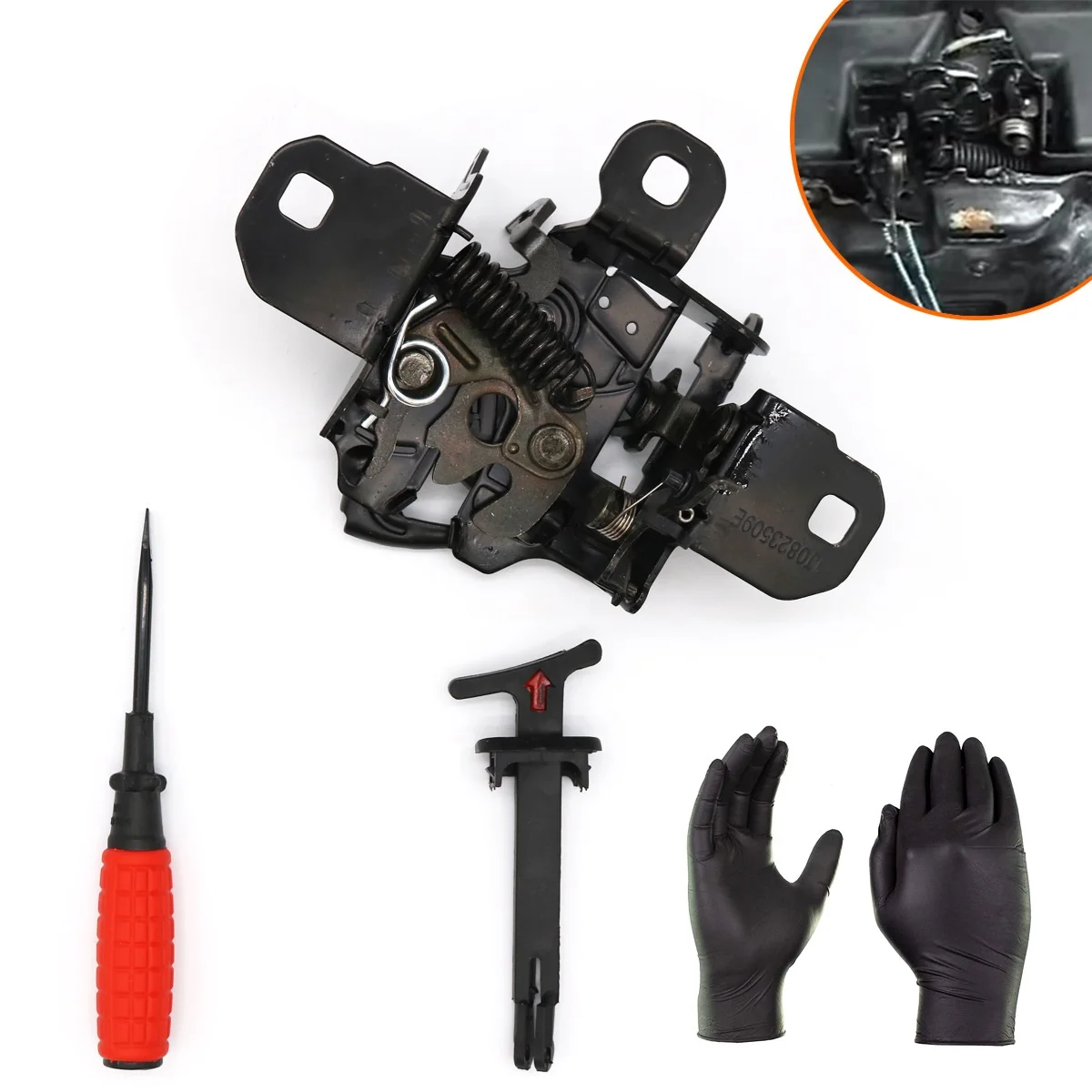 OEM New Hood Latch Lock Catch for VW Beetle 1998-2010 with Pull Handle - 2.0L 2.5L 1C0 823 509AE 1C0823509AE
OEM New Hood Latch Lock Catch for VW Beetle 1998-2010 with Pull Handle - 2.0L 2.5L 1C0 823 509AE 1C0823509AE