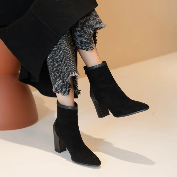 Big Size 9 10 11 12 boots women shoes ankle boots for women ladies boots shoes woman winter Suede stitching after zipper tip
Big Size 9 10 11 12 boots women shoes ankle boots for women ladies boots shoes woman winter Suede stitching after zipper tip