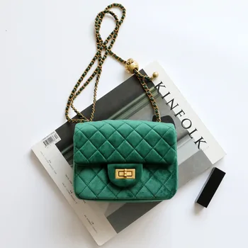2020 Autumn and Winter Graceful Mini Metal Ball High-Grade Velvet Rhombus Chain Bag Female Messenger Mini Bag
2020 Autumn and Winter Graceful Mini Metal Ball High-Grade Velvet Rhombus Chain Bag Female Messenger Mini Bag