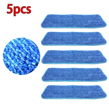5Pcs Set Blue Replacement Microfiber Mop Pads Washable For 15inch Flat Mop Base High Water Absorption
5Pcs Set Blue Replacement Microfiber Mop Pads Washable For 15inch Flat Mop Base High Water Absorption