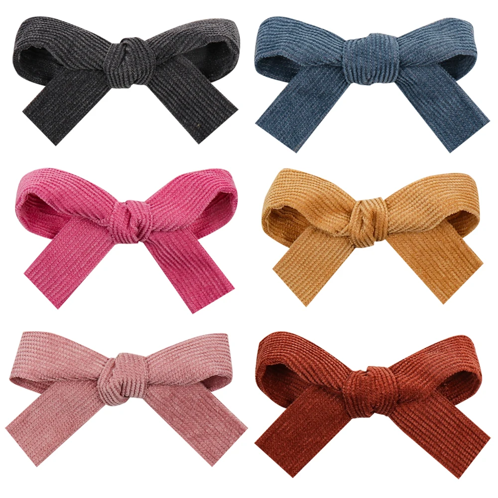 2Pcs/lot 3.5 Inch Solid Velvet Hair Bows Clips for Girls Hair Accessories Handmade Striped Velvet Bow Hairpin Barrettes for Kids
2Pcs/lot 3.5 Inch Solid Velvet Hair Bows Clips for Girls Hair Accessories Handmade Striped Velvet Bow Hairpin Barrettes for Kids