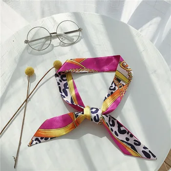 Temperament Women Scarf Autumn Silk Scarf Small Ribbon Colorful Elegant All-match Concise Printed Personality Neckerchief New
Temperament Women Scarf Autumn Silk Scarf Small Ribbon Colorful Elegant All-match Concise Printed Personality Neckerchief New