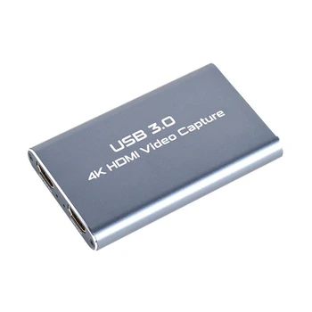 USB 3.0 HDMI Video Capture Card with HDMI Loop-Out 4K 1080P 60FPS Live Streaming Game Recorder Device for PS4
USB 3.0 HDMI Video Capture Card with HDMI Loop-Out 4K 1080P 60FPS Live Streaming Game Recorder Device for PS4