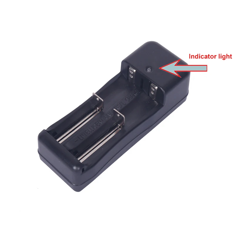 Universal 18650 Battery Charger Adapter 3.7V 500ma 1/ 2 Slots Intelligent power off IC EU US Plug for rechargeable | Электроника