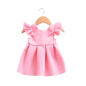 Girls Dress Baby Small Flying Sleeves Lace Bow Back Princess Dress Stylish And Fashion Design High Quality Materials
Girls Dress Baby Small Flying Sleeves Lace Bow Back Princess Dress Stylish And Fashion Design High Quality Materials
