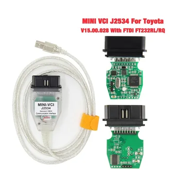V14.30.023 For Toyota MINIVCI J2534 With FTDI FT232RL/RQ OBD OBD2 Car Diagnostic Tool Auto Scanner Cable
V14.30.023 For Toyota MINIVCI J2534 With FTDI FT232RL/RQ OBD OBD2 Car Diagnostic Tool Auto Scanner Cable