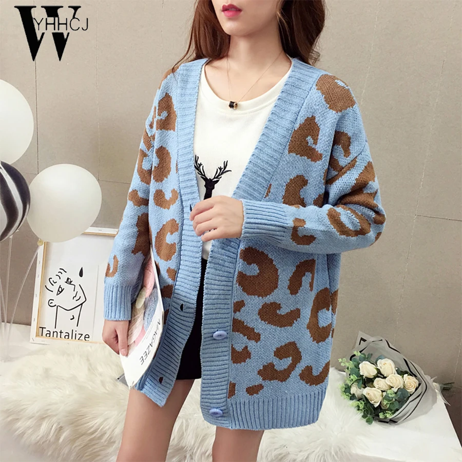 2019 Leopard Print Cardigan Women V Neck Button Long Sleeve Sweater Casual Ladies Jumper Autumn Cardigan Top Ropa Mujer Invierno
2019 Leopard Print Cardigan Women V Neck Button Long Sleeve Sweater Casual Ladies Jumper Autumn Cardigan Top Ropa Mujer Invierno
