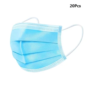 20 dust-proof disposable masks with elastic earrings 3 layers of breathable can block dust air pollution anti flu
20 dust-proof disposable masks with elastic earrings 3 layers of breathable can block dust air pollution anti flu