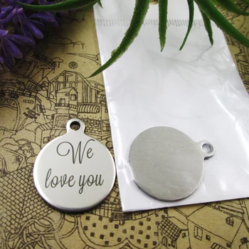 20pcs--"we love you"stainless steel charms 5 styles for choosing DIY Charms for necklace bracelets
20pcs--"we love you"stainless steel charms 5 styles for choosing DIY Charms for necklace bracelets