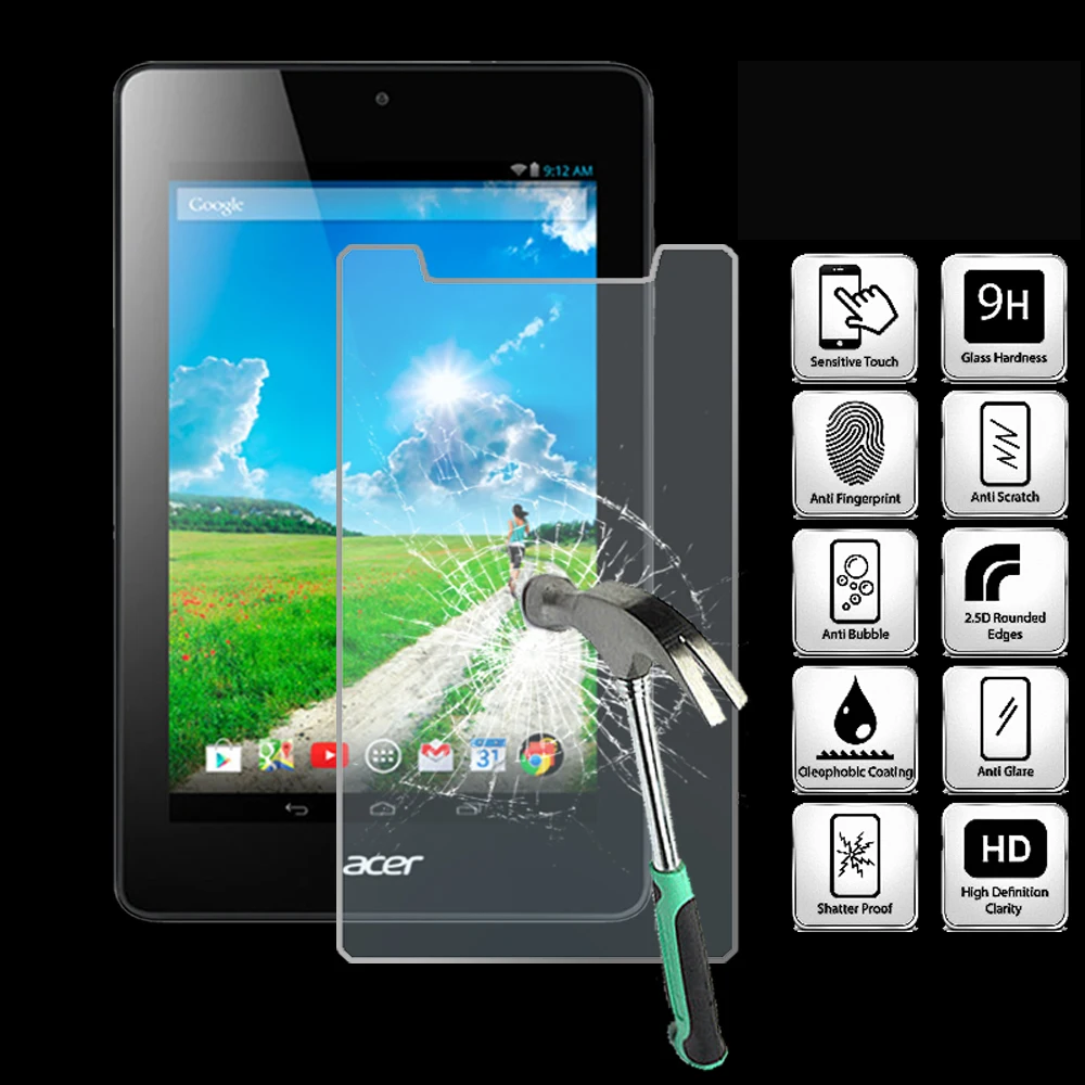 For Acer Iconia One 7 B1-730 HD Tablet Tempered Glass Screen Protector Cover Explosion-Proof Anti-Scratch Screen Film
For Acer Iconia One 7 B1-730 HD Tablet Tempered Glass Screen Protector Cover Explosion-Proof Anti-Scratch Screen Film