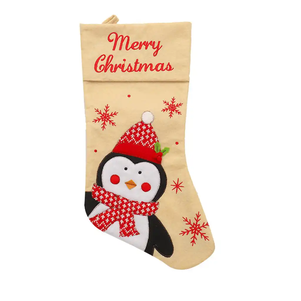 stocking santa claus snowman sock christmas stockings xmas gifts