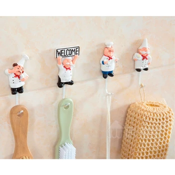 Kitchen Cartoon Shaped Hook Resin Powerful Adhesive Hanger Wall Storage Rack
Kitchen Cartoon Shaped Hook Resin Powerful Adhesive Hanger Wall Storage Rack