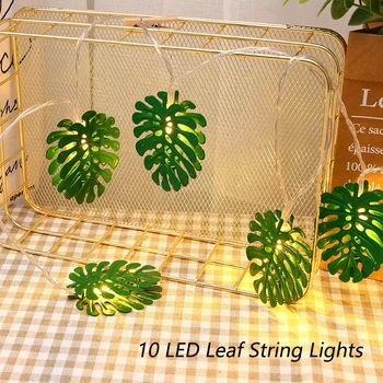 IP54 LED Light String Green Simulation Monstera Leaf Decorative Light String Suitable for Any Occasion and Home Decoration
IP54 LED Light String Green Simulation Monstera Leaf Decorative Light String Suitable for Any Occasion and Home Decoration