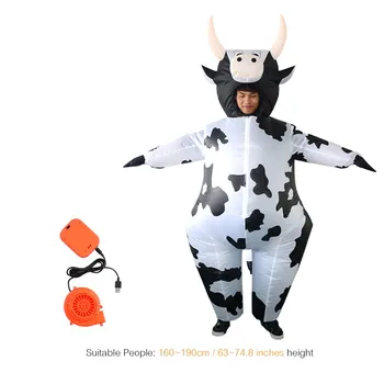 Adults Cow Inflatable Costume Props Blow Up Inflatable Fancy For Halloween Inflatable Cow Costume Air Fan Operated Costume
Adults Cow Inflatable Costume Props Blow Up Inflatable Fancy For Halloween Inflatable Cow Costume Air Fan Operated Costume