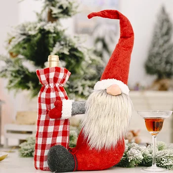 2020 Wine Bottle Cover Xmas Eve Faceless Doll Wine Bottle Protector Cover Christmas Table Standing Posture Baby for Christmas
2020 Wine Bottle Cover Xmas Eve Faceless Doll Wine Bottle Protector Cover Christmas Table Standing Posture Baby for Christmas