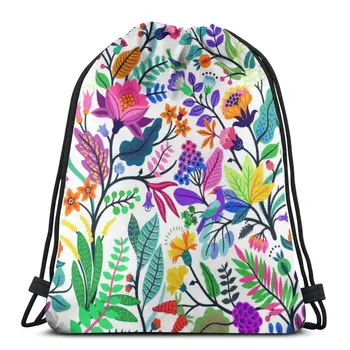 Fashion Floral Bright Flowers And Tropic Leaves Bag Outdoor Fitness Drawstring Beam Mouth Backpack Sports Bag Travel Backpack
Fashion Floral Bright Flowers And Tropic Leaves Bag Outdoor Fitness Drawstring Beam Mouth Backpack Sports Bag Travel Backpack