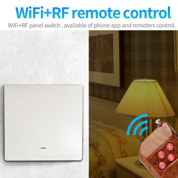 New EWelink Wifi Smart Single Fire Wire Wall Light Switch 86 Model 180-240V RF433mhz No Neutral Line Switch Remote Control Tools
New EWelink Wifi Smart Single Fire Wire Wall Light Switch 86 Model 180-240V RF433mhz No Neutral Line Switch Remote Control Tools