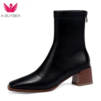 2020 Ankle Boots for Women Fashion Square Toe Zipper Spring High Thick Heels Short Boots Women Ladies Pu Leather Casual Shoes
2020 Ankle Boots for Women Fashion Square Toe Zipper Spring High Thick Heels Short Boots Women Ladies Pu Leather Casual Shoes
