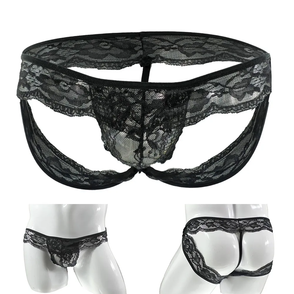 Men Sexy Fashion Black Lace Double Thong Panties T-Pants Panties Underwear Men's Men's Sexy Underwear Underpants Wholesale Lace
Men Sexy Fashion Black Lace Double Thong Panties T-Pants Panties Underwear Men's Men's Sexy Underwear Underpants Wholesale Lace