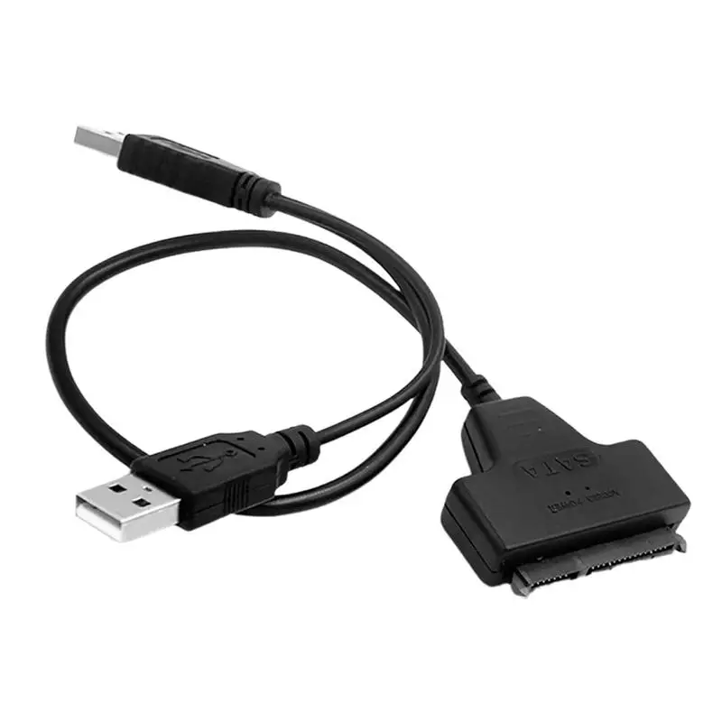 Dual USB Sata Cable USB To Sata Adapter Suport 2.5 Inch External SSD HDD Hard Drive Sata Cable Sata USB 3.0 Adapter
Dual USB Sata Cable USB To Sata Adapter Suport 2.5 Inch External SSD HDD Hard Drive Sata Cable Sata USB 3.0 Adapter