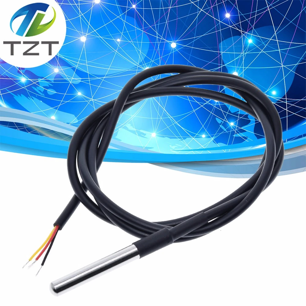 DS1820 Stainless steel package Waterproof DS18b20 temperature probe temperature sensor 18B20 For Arduino
DS1820 Stainless steel package Waterproof DS18b20 temperature probe temperature sensor 18B20 For Arduino