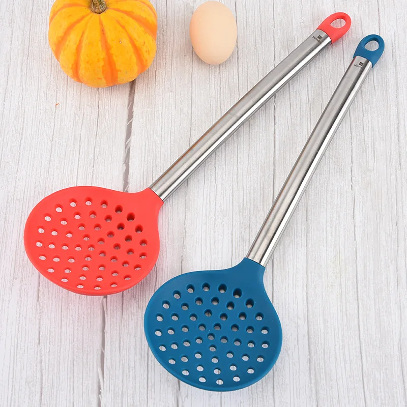 Silica gel strainer large heat resistant non-stick pan dredge filter strainer handle kitchen utensils silicone kitchen
Silica gel strainer large heat resistant non-stick pan dredge filter strainer handle kitchen utensils silicone kitchen