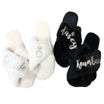 Custom Bride Groom Bridesmaid Groosman gift personalized wedding proposal slippers for hen party guests 1pairs lot free shipping 
Custom Bride Groom Bridesmaid Groosman gift personalized wedding proposal slippers for hen party guests 1pairs lot free shipping