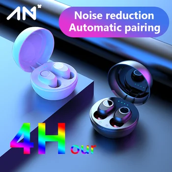Bluetooth TWS Earphone Wireless Headphone Sport Earpiece Mini Headset Stereo Sound In Ear IPX5 Waterproof TWS Automatic Pairing
Bluetooth TWS Earphone Wireless Headphone Sport Earpiece Mini Headset Stereo Sound In Ear IPX5 Waterproof TWS Automatic Pairing