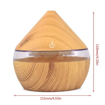 Air Purifier 300ML Ultrasonic Aroma Diffuser Air Humidifier Wood Grain Colorful Light Essential Oil Purifier for Home 073
Air Purifier 300ML Ultrasonic Aroma Diffuser Air Humidifier Wood Grain Colorful Light Essential Oil Purifier for Home 073