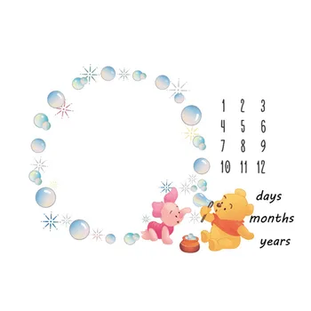 Cute Piglet Bear Baby Milestone Blanket Newborn Photography Props Calendar Backdrop Cloth DIY Infant Photo Shoots Props
Cute Piglet Bear Baby Milestone Blanket Newborn Photography Props Calendar Backdrop Cloth DIY Infant Photo Shoots Props